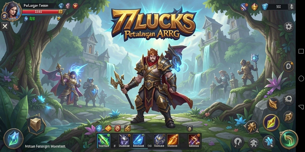 Tampilan memukau dari gameplay seru ARPG 77LUCKS.