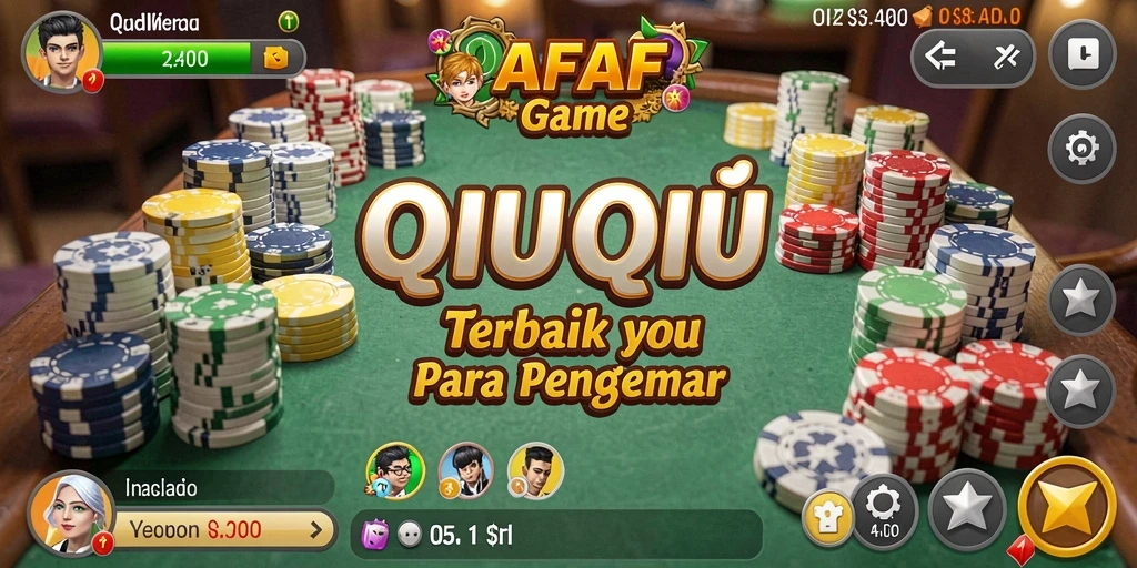 Tampilan gameplay QiuQiu yang seru dan menegangkan.