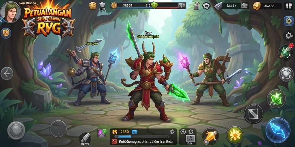 Tampilan gameplay F08 yang seru dan menantang dalam dunia RPG.