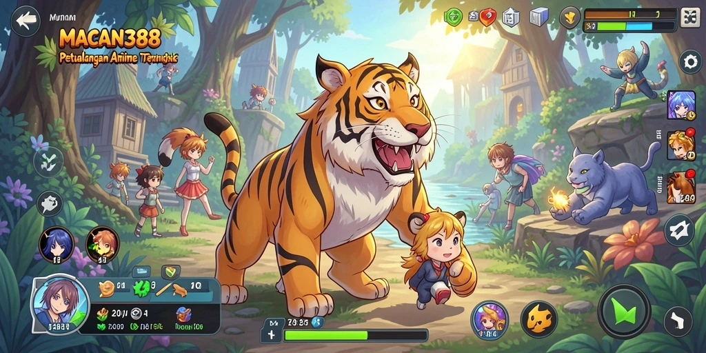 Tampilan gameplay dari <strong>MACAN388</strong> yang seru dan memikat para pemain Anime.