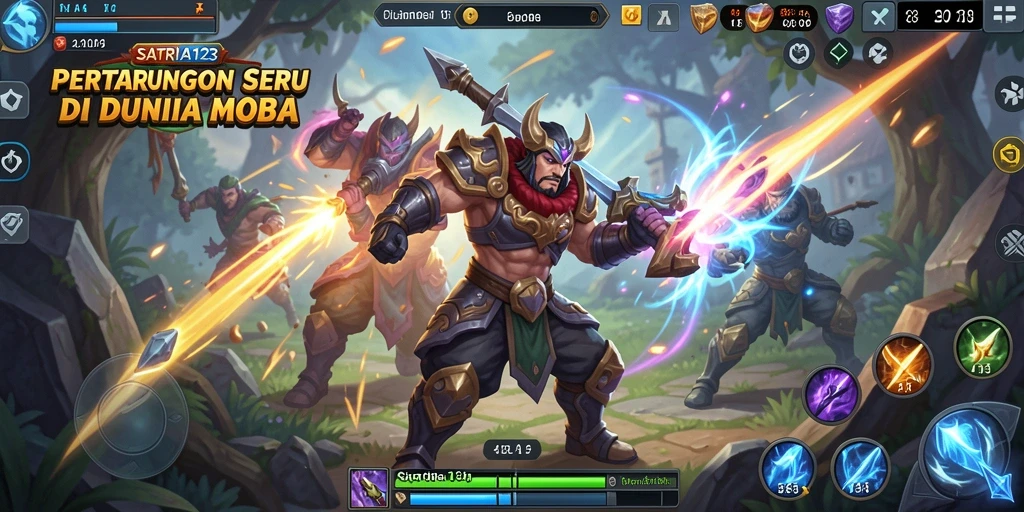 Tangkapan layar gameplay menegangkan dari SATRIA123.
