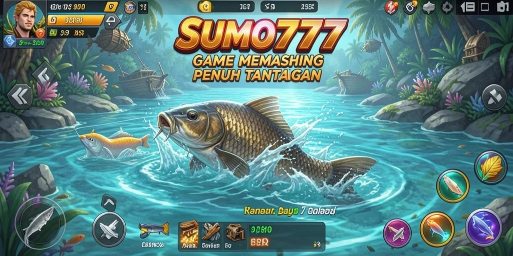 Tampilan menarik dari gameplay SUMO777 yang penuh tantangan memancing.
