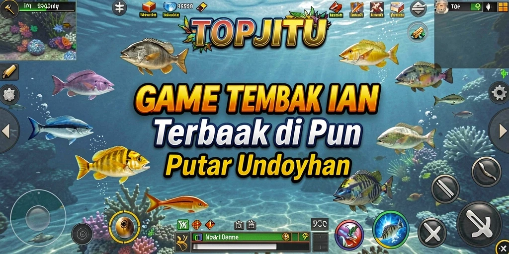 Gameplay seru Tembak Ikan di TOPJITU.