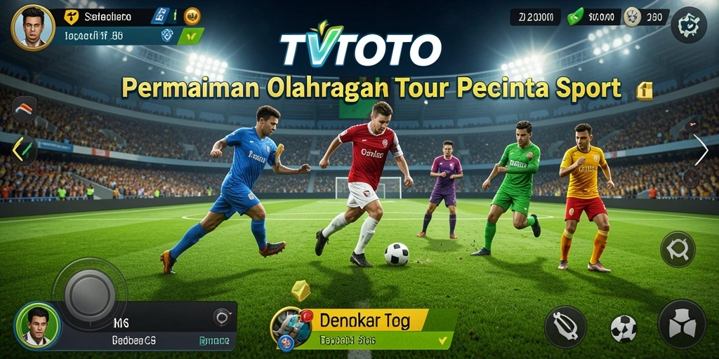 Tampilan gameplay TVTOTO yang seru dan mendebarkan.