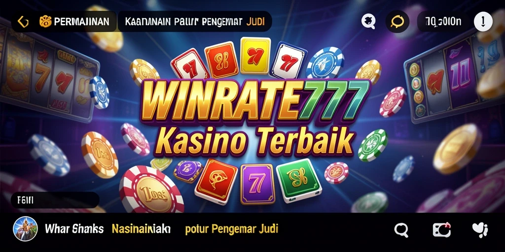 Tampilan gameplay kasino yang menarik di WINRATE777.